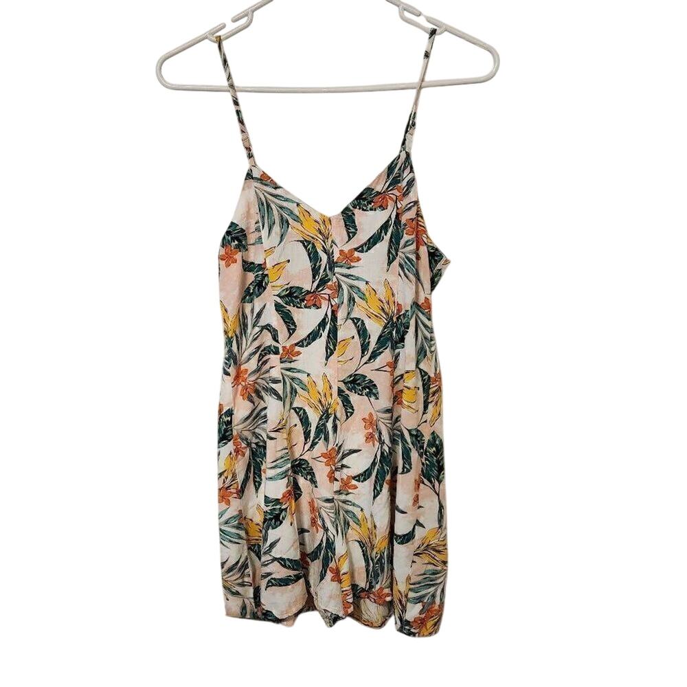 Love, Fire Tropical Floral Romper